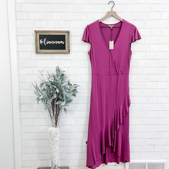 Juicy Couture Dresses & Skirts - JUICY COUTURE Twilight Pink Faux Wrap Dress